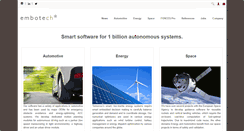 Desktop Screenshot of embotech.com